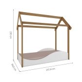 Cama infantil - Marrom