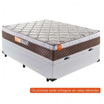 Cama Box Casal Com Baú