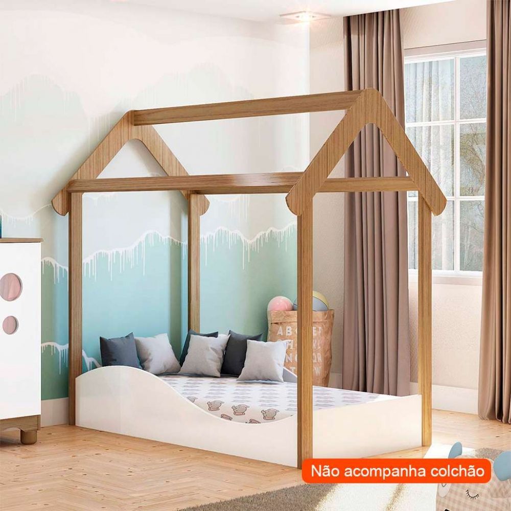 Cama infantil - Marrom
